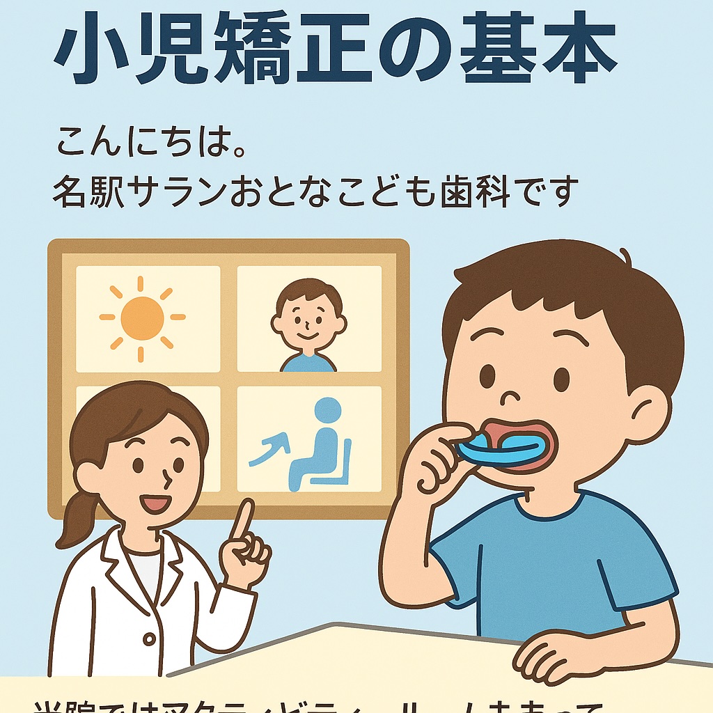 子どもの歯並び、いつから始める？小児矯正の基本