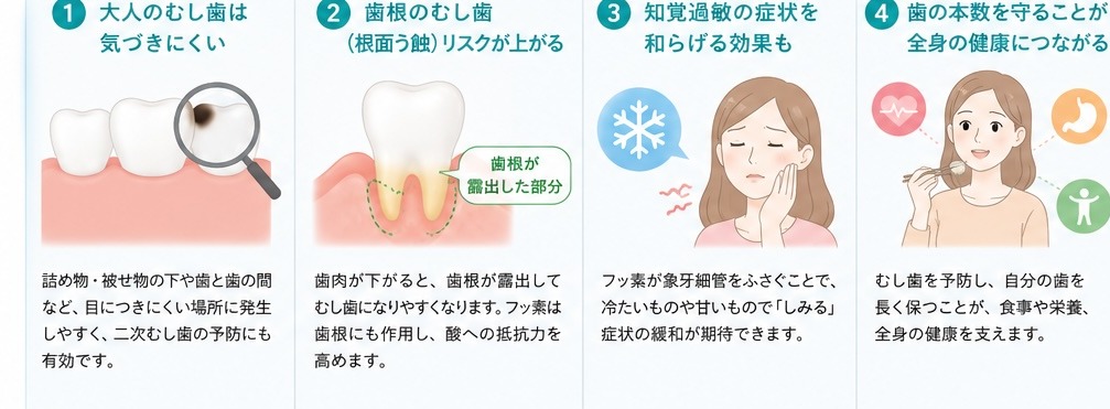 大人こそフッ素が必要な理由