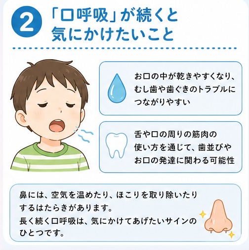 子どものいびき・口呼吸 セクション2