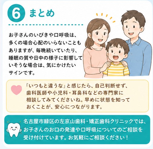 子どものいびき・口呼吸 セクション6