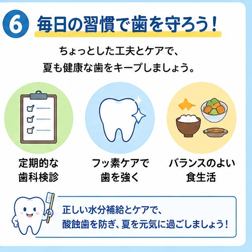 毎日の習慣で歯を守ろう